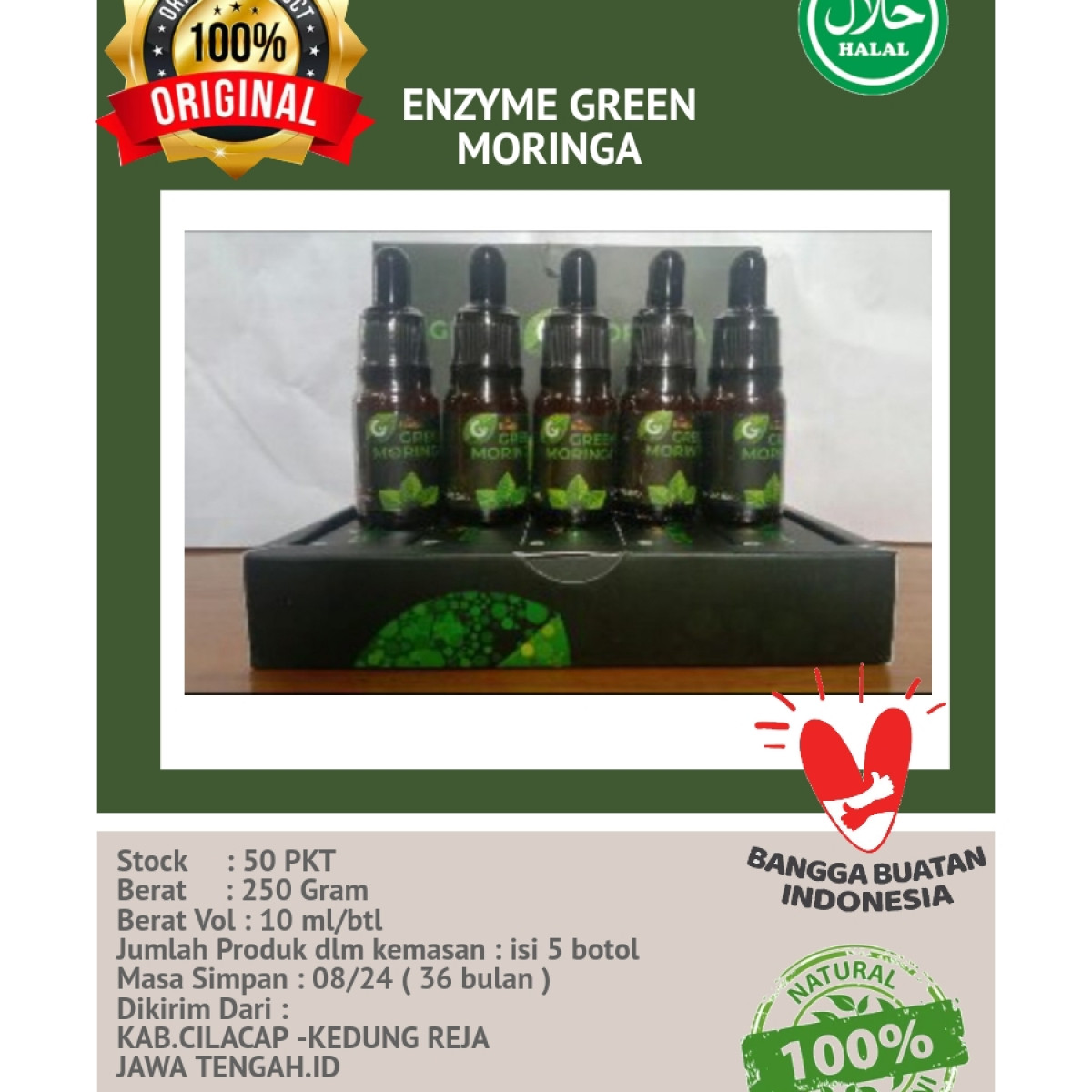 Suplemen Pangan-ENZYME GREEN MORINGA